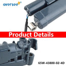 65W-43800-02-4D + 65W-43880 para Yamaha F25 F30HP 40HP unidad de ajuste de inclinación de potencia de Ram único fueraborda + Motor