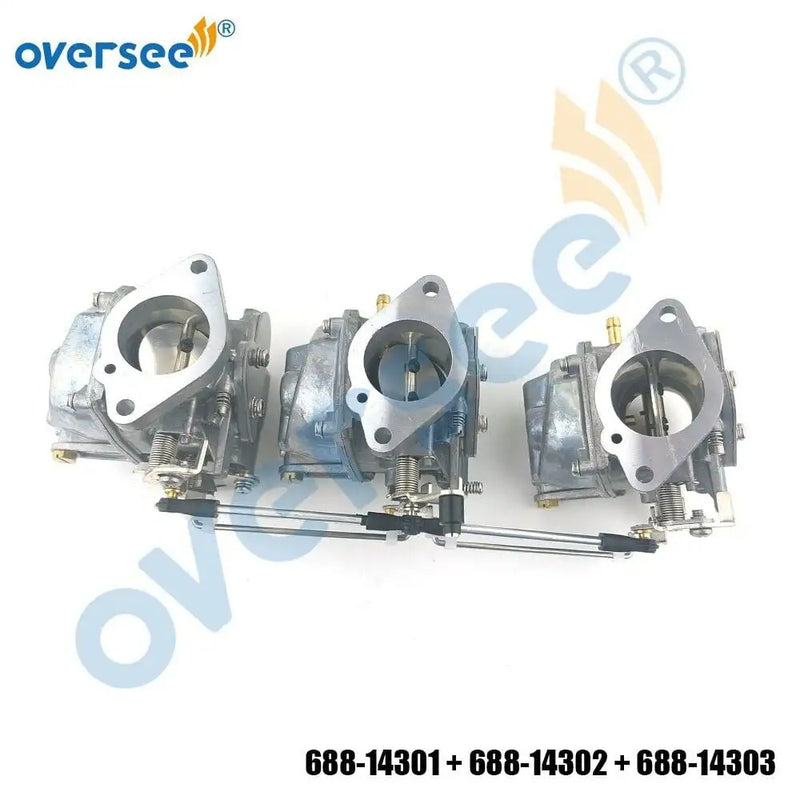Supervisar Marine Up 688-14301; Medio 688-14302; Abajo 688-14303; Reemplazo de carburador T85-05160200 para motor fueraborda Yamaha Parsun Makara 85HP 90HP de 2 tiempos