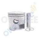 6L2-11631-00-97 Piston Set & Rings STD For Yamaha Outboard 25HP 6L2 6L3 Engine Boat Motor