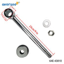 64E-43810 Tilt piston Sub Assy With End Cap For Yamaha 115-300HP Outboard Motor