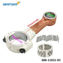 688-11650-03 688-11650-00 Kit de biela con 93310-730v8 93603-21111 compatible con Motor de barco fueraborda Yamaha 48hp 85hp 75hp