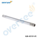 6J8-43131 Bolt Clamp Bracket Stainless Steel Steering Tube For Yamaha Outboard Motor 25-40HP  6J8-43131-01 Parsun Hidea