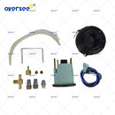 OEM 79-895287A02 Temperature Gauge for Mercury Marine Analog Gauge - Black 60 - 200 Deg F 895287A02