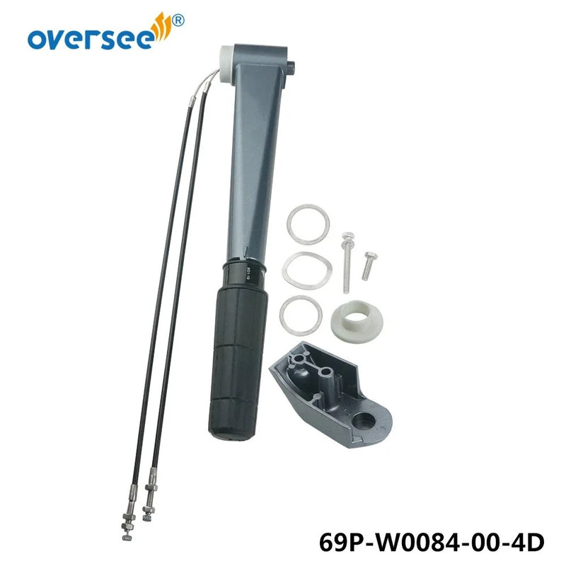 Oversee marine 69P-W0084-01-94 conjunto de manija de combustible de dirección para motor fueraborda Yamaha 2T 25 30HP Parsun