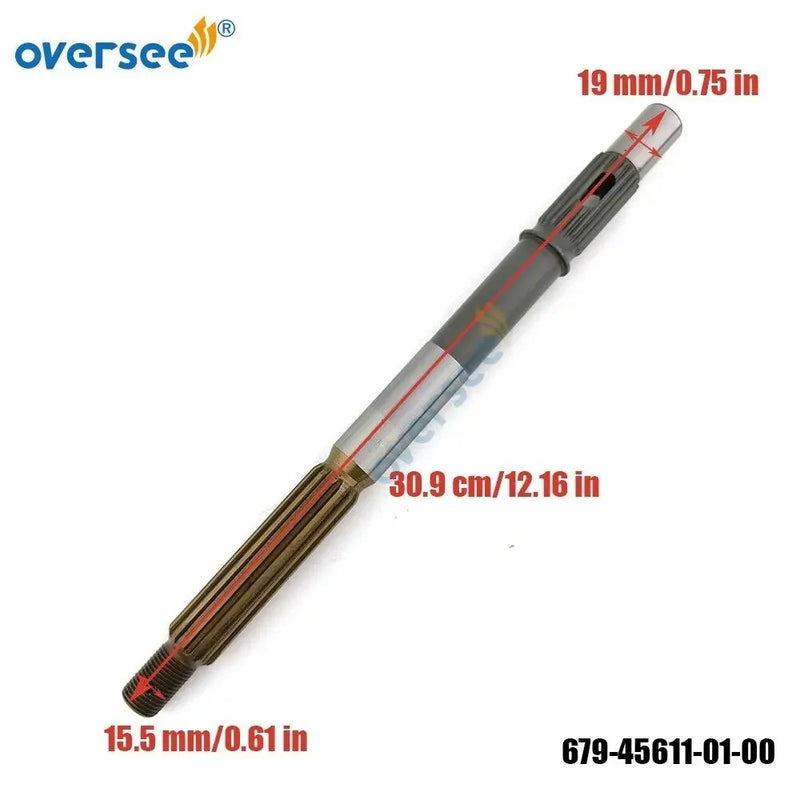 679-45611-01-00 Eje de hélice para motor fueraborda Yamaha Parsun 2T 40 50HP