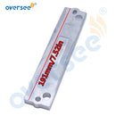 For Suzuki DF250 Anode Kit Aluminium Replace 55320-94900, 55321-87J01, 55320-95311