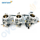 6K5-14301-01, 6K5-14301-02, 6K5-14301-03 Carburetor Kit For Yamaha 60HP E60M T60 Outboard Engine Parsun T60 Boat Motor