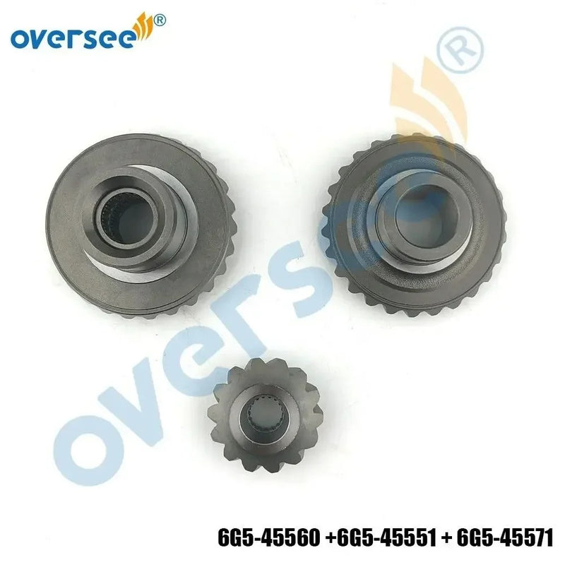 6G5 Gear Set For Yamaha Outboard 2/4T 150HP 175HP 200HP Boat Engine 6G5-45560 6G5-45551 6G5-45571
