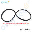 6FP-42615 Top Cowling Seal for Yamaha 4 Stroke 80HP 90HP 100HP Outboard Engine 6FP-42615-01-00