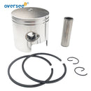 Piston Set & Rings for Tohatsu Nissan Mercury 25HP 30HP 2T Outboard Engine Boat Motor Parts 346-00001-1 346-00001