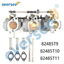 82485T9 T10 T11 CARBURETOR Set For MERCURY Outboard 90HP TOP/CENTER/BOTTOM