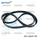 Timing Belt 6P2-46241-00 For Yamaha Outboard F200 225 250 HP 4-Stroke Engine 6P2-46241-02-00 Sierra 18-15132