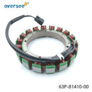 63P-81410 Stator Assy For Yamaha 4T F150B Outboard Motor 6BM 6BN 150hp 2004 up Generator 63P-81410-00
