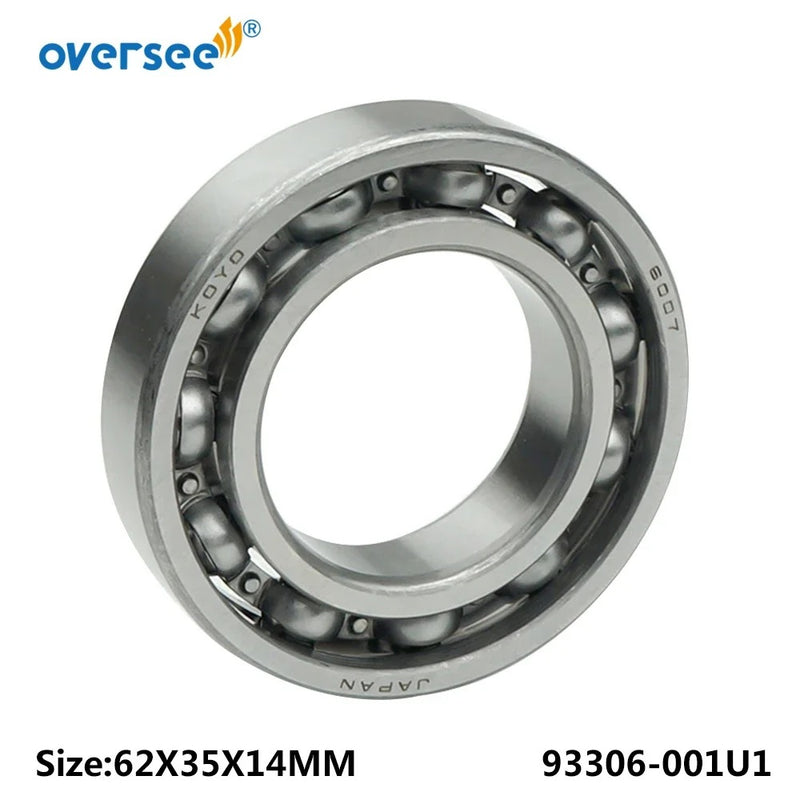 Oversee Marine 93306-001U1 Reemplazo de rodamientos para motor fueraborda Yamaha 25HP 30HP 40HP 50HP 60HP