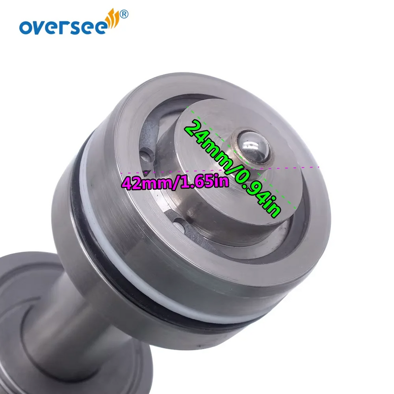 Topreal 61a-43821 cilindro de ajuste de tornillo 61a-43820 subpistón para motor fueraborda yamaha 250-300-hp 61a-43821-00 con junta tórica 61a-43861-00 