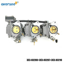 3E3-03200 3E3-03207 3E3-03210 Carburetor Assy For Tohasta 50HP 2T NS50D2 Outboard Engine
