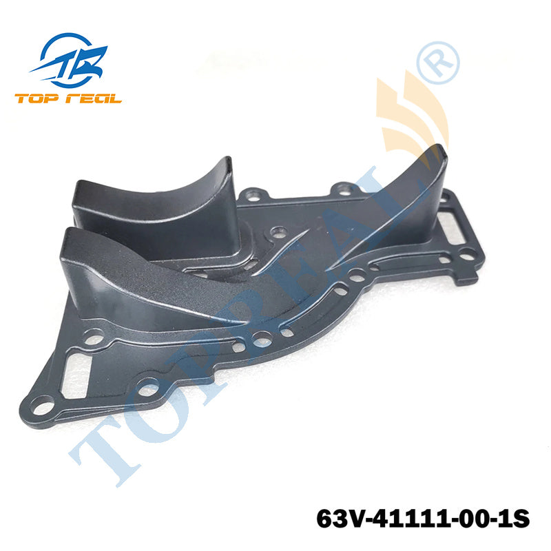 Topreal 63V-41111-00-1S Exhaust inner cover For YAMAHA 9.9/15HP Outboard 63V-41111-00-9M