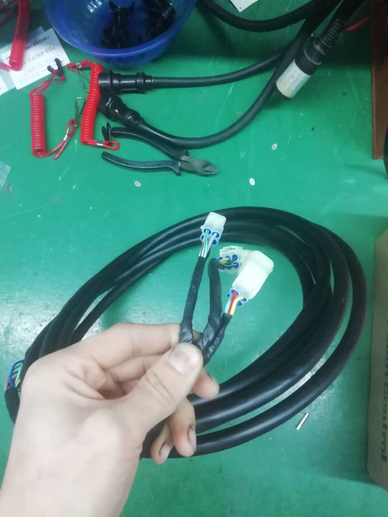 Arnés de cableado principal 32580-ZW1-V01 de 16,5 pies para conjunto de cables de caja de Control remoto de Motor fueraborda Honda
