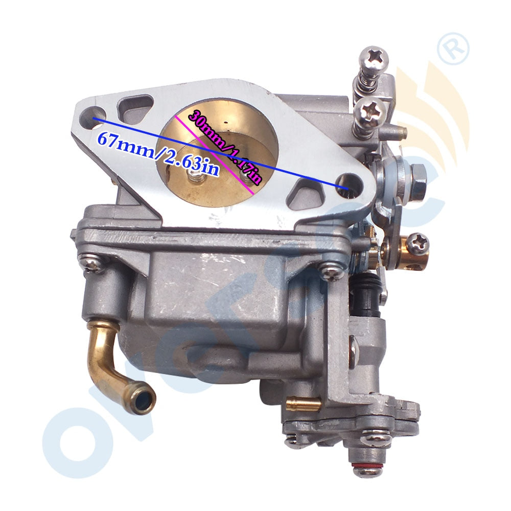 3BJ-03100-0 Carburetor For Tohatsu Outboard Motor 4 Stroke  MFS 15HP Engine 3BJ-03100 3BJ031000,