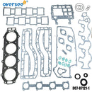 3C7-87121-0 Power Head Gasket Set for Tohatsu Nissan 4 cyl 115HP 120HP 140HP Outboard 3C7871210