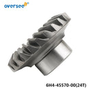 6H4-45570 Reverse Gear For Yamaha Outboard Motor 3 Cyl 40HP 50HP 24T 6H4-45571-00  6H4-45571 6H4-45570-00