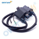Oversee Marine 3A0-06048 Reemplazo de bobina de encendido para piezas de motor fueraborda Tohatsu Mercury 25 30HP 3A0-06048-1 160643 8M0047311 con motor fueraborda con tapa de enchufe