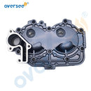 6E7-11111, 6E7-11181 Cylinder Head Cover and Gasket For Yamaha 9.9HP 15HP 2 Stroke Outboard Motor 9.9D 15D 6E7-11111-01-94