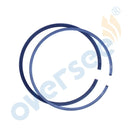 436360 Piston Ring Set Oversize 0.020 For OMC JOHNSON EVINRUDE Outboard Motor Parts 9.9HP - 15HP 2.395"