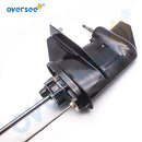 3B2S87302-0 Lower Unit Assy with Long Driver Shaft For Tohatsu 9.8HP 8HP 2 Stroke Outboard Motor Gear Box Assy Parsun HDX 9.8M