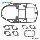 0436891 Power Head Gasket Set for Evinrude Johnson OMC BRP 185HP-225HP V6 436891 777469 0777469 18-4323