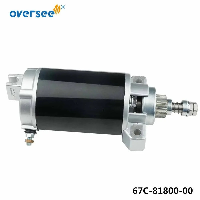 Motor de arranque 67C-81800 para Motor fueraborda YAMAHA/MERCURY F40 50-854636, 50-854636T, 50-859170T