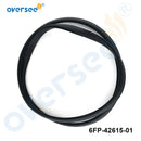 6FP-42615 Top Cowling Seal for Yamaha 4 Stroke 80HP 90HP 100HP Outboard Engine 6FP-42615-01-00