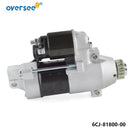 Starter Motor 6CJ-81800 For YAMAHA Outboard F115TJR TLR S114-838A Engine 6CJ-81800-10 Boat Motor Parts