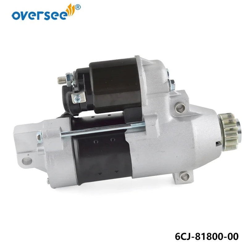 Motor de arranque 6CJ-81800 para motor fueraborda YAMAHA F115TJR TLR S114-838A 6CJ-81800-10 