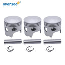 3B7-00001 Piston STD For Tohatsu Outboard Motor 2T 80A-90A 3B7-00001-2