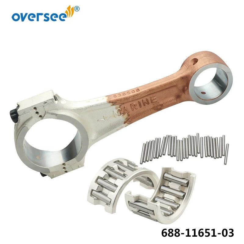 688-11650-03/688-11650-00 Connecting Rod Kit With 93310-730V8 93603-21111 For Yamaha 48HP 85HP 75HP Outboard Boat Engine Motor