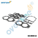 6E5-W0001-01 Power Head Gasket Kit For Yamaha 2T Outboard Motor V4 115-130HP 6E5-W0001-A2  6F3-W0001