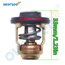 50 Degree Thermostat 688-12411 + Gasket 688-12414 Kit For Yamaha 15-115-130-220HP