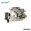 6H6-14301-01 Carburetor For Yamaha 6HP 6C 2 Stroke Outboard Engine Boat Motor aftermarket parts 6H6-14301