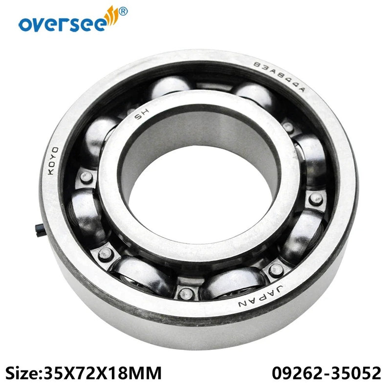 Ball Bearing 09262-35052 For SUZUKI Outboard 2 Stroke DT40-65HP Marine Crankshaft Parts 35x72x18