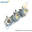 824924T38 T39 T40 Carburetor Assy Set WME 84 Series For Mercury 65-75HP Outboard Engine
