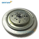 61T-85550-10 Electrical Rotor Flywheel Replaces For Yamaha Outboard Motor 25HP 30HP 61N 69P 61T 2T Parsun 61T-85550