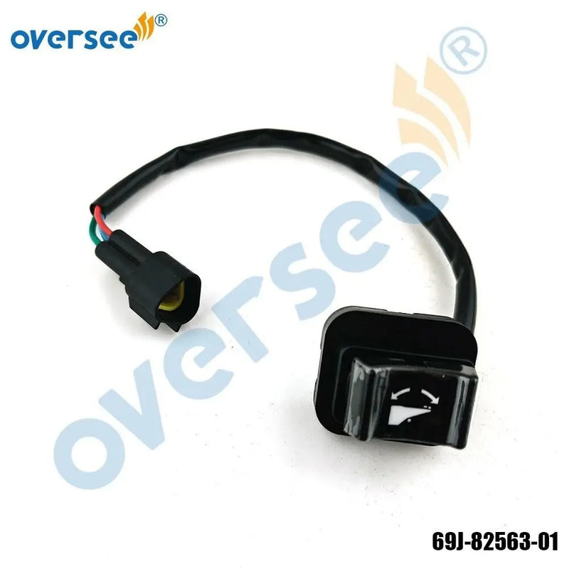 Oversee Marine 69J-82563-01 interruptor de ajuste e inclinación para motor fueraborda Yamaha 60-70-150HP de 4 tiempos 69J-82563