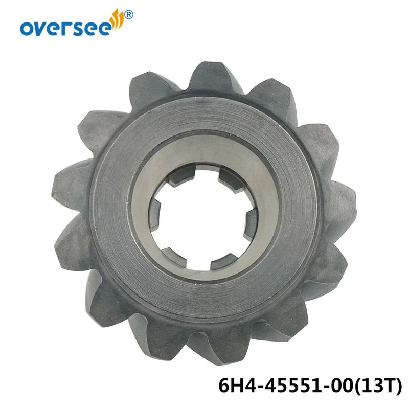 Pinion Gear 6H4-45551-01 For Yamaha 3 Cyl 4T 40/50HP Outboard Motor 13T Pinion 6H4-45551-00 6J8-45551