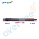 697-45611 Propeller Shaft For Yamaha Outboard Motor 2T 48HP 55HP 697-45611-00