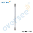 6J8-43131 Bolt Clamp Bracket Stainless Steel Steering Tube For Yamaha Outboard Motor 25-40HP  6J8-43131-01 Parsun Hidea