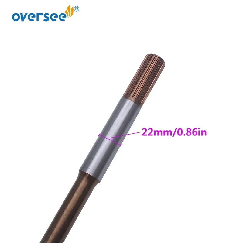 63P-45501 Driver Shaft XL For Yamaha Outboard Motor 4T F150HP 25" Gear Case 63P-45501-10 Lower Unit Using