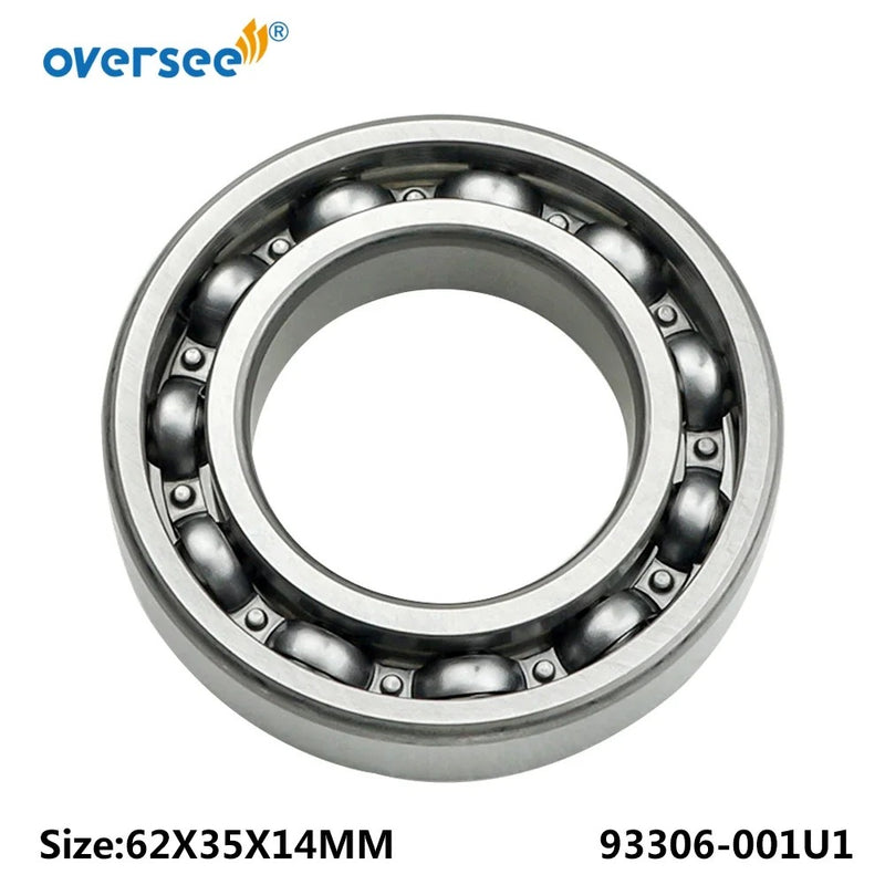 Oversee Marine 93306-001U1 Reemplazo de rodamientos para motor fueraborda Yamaha 25HP 30HP 40HP 50HP 60HP