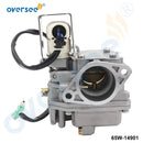 65W-14901 Carburetor Assy with 65W-W0093 Repair Kit For Yamaha Outboard Engine 4 Stroke 20HP 25HP 65W-14901-10 F20A F25A