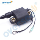6H3-85570 Ignition Coil For Yamaha Outboard Motor 2T Parsun T60 Hidea Seapro HDX 6H3-85570-10; 6H3-85570-00